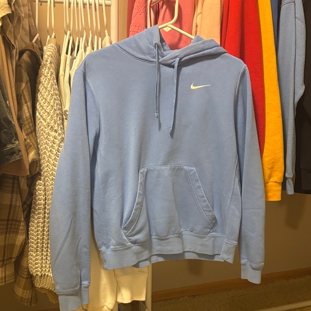 Nike Men's Light Blue Hoodie